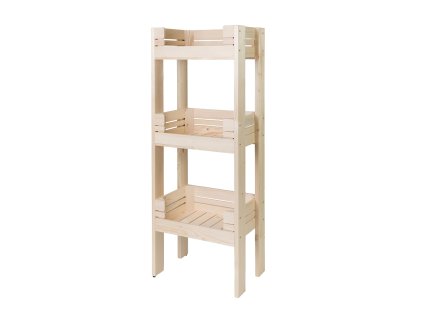 Houten rek r3o2 120 x 46 x 30 cm