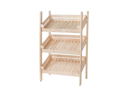 Houten rek r3oz 120 x 74 x 46 cm