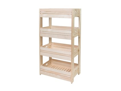 Houten rek r4 120 x 64 x 39 cm