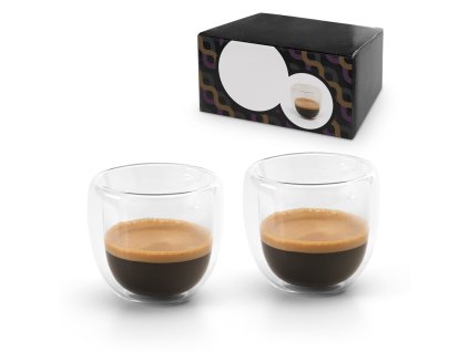 Set van twee isolerende bekers 75 ml