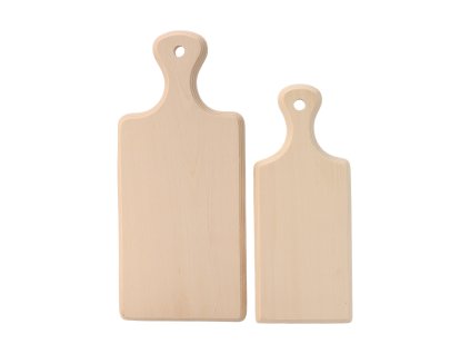 Set van gefreesde snijplanken met handvat 2 stuks