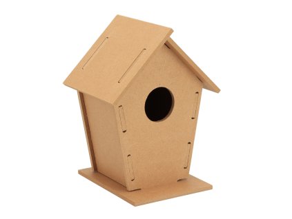 Opvouwbaar vogelhuisje van MDF