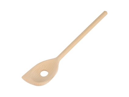 Houten lepel 28 cm met gat