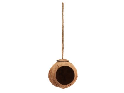 Kokosnoot huisje om op te hangen