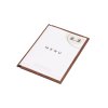Houten menubord A5 – noot