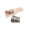 Houten doos voor foto's van 9 x 13 cm