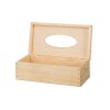 Houten tissuedoos met scharnieren