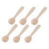 Houten lepel 8 cm – 6 stuks