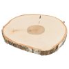 Houten schijf van berkenstam 33-38 cm