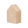 Houten wandplank huisje – middelgroot