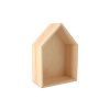 Houten wandplank huisje – middelgroot