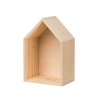 Houten wandplank huisje – groot