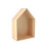 Houten wandplank huisje – groot