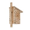 Houten vogelhuisje van sparrenhout