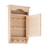 Houten sleutelkastje met haken
