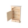 Houten sleutelkastje met lade