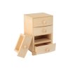 Houten kastje met vier lades