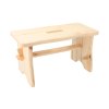 Houten kruk 39 x 18,5 x 21 cm