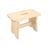 Houten kruk I 39 x 23 x 27 cm