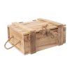 Houten kist met touw 30 x 21 x 12 cm