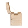 Houten kist met deksel X