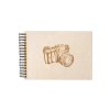 Houten fotoalbum A4 – camera