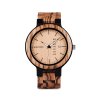 Bobo Bird houten horloge met datumweergave – licht