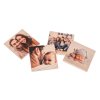 Houten onderzetters met eigen foto 4 stuks