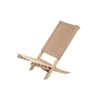 Opvouwbare houten ligstoel