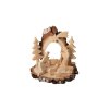 Houten kerststal met schors XXIX