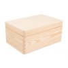 Houten doos met deksel 30 x 20 x 14 cm zonder handgreep