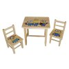 Houten kindertafel met stoelen - Minions