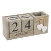Houten kalender - SOLID HEART