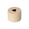 Houten doosje mini met hart