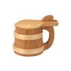 Houten bierpul met deksel Exclusive