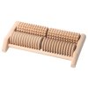 Houten voetmassageapparaat
