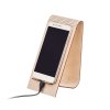 Opvouwbare houten mobiele telefoonstandaard