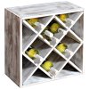 Houten wijnrek IV - 50 x 50 x 25 cm