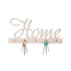 Houten sleutelrek - home