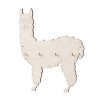 Houten sleutelrek - lama