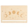 Houten bord - maanfasen