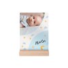 Babyfoto op acrylglas met standaard - babyjongen