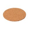 Kurken onderzetter, rond, diameter 9,5 cm - 6 stuks