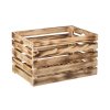 Gebrande houten kist 60 x 39 x 35 cm