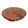 Eikenhouten onderzetter 30-35 cm