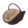 Rieten houtmand, donker