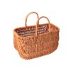 Rieten boodschappenmand naturel