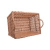Rieten wasmand vierkant, met voering