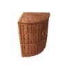 Rieten hoekwasmand naturel
