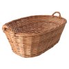 Rieten wasmand, afgerond